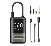 TYREE Pompa Elettrica Portatile Gonfiatore Pompa Aria Senza USB Type-C Batteria Ricaricabile 4000 MAh per Bici Moto Auto