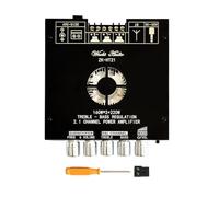 TYREE Scheda Amplificatore di Potenza Bluetooth -HT21 2.1 Canali 2x160 W + 220 W Subwoofer TDA7498E Modulo Amplificatore Digitale con Custodia
