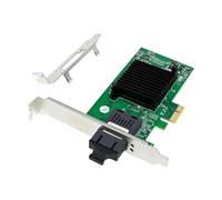 TYREE Scheda di rete Fibra Ottica Gigabit PCIe X1 82576-F1 Scheda di Rete Server Gigabit Fibra SC a Porta Singola per Scheda di Rete Chipset 82580