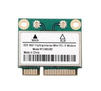 TYREE Scheda di rete RTL8852BE WiFi 6 1800Mbps BT 5.2 Dual Band senza MiniPCIe 802.11ac/AX 2.4G/5Ghz -MIMO per Win 10 Pcie