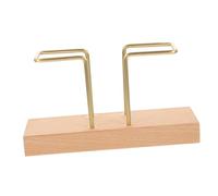 TYREE Supporto in Metallo Lucido in Legno di Noce Distributori di Fazzoletti Separati per Cucina e Ristorante A
