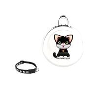 TYREE Tracker GPS Anti-Perdita per Animali Domestici, Bluetooth, Localizzatore Impermeabile Portatile Intelligente, Collare di Monitoraggio in Tempo Reale, Dispositivo di Ricerca, Gatto