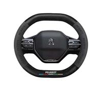 TYREEDE Coprivolante per Auto, per Peugeot 206 207 307 308 3008 4008 5008 GT Line, Gomma, Nero