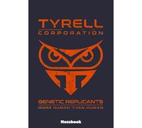 Tyrell Corporation - Fictional Brand Blade Runner Notebook: Notebook, planner, journal, organiser, bullet journal, sketchbook_ 6x9 inches, 120 dotted pages