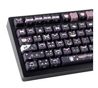 TYRIXKI Keycaps PBT 142 tasti carino sublimazione gatto nero keycaps profilo mao keycaps personalizzati per Cherry Gateron MX Swithes tastiere meccaniche