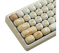 TYRIXKI PBT Keycaps 137 tasti Profilo MOG Bun Cat Paradise Keycaps Sublimazione Carino Keycaps Set di keycaps personalizzati per Cherry Gateron MX Swithes tastiere meccaniche