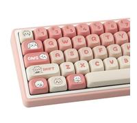 TYRIXKI PBT Keycaps 139 tasti profilo MOA carino keycap sublimazione rosa Kawaii Anime Keycap Set di keycap personalizzati per Cherry Gateron MX Switch tastiere meccaniche