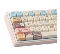 TYRIXKI PBT Keycaps 142 tasti carino keycap sublimazione sale marino gatto keycap profilo mao keycap personalizzato per Cherry Gateron MX Swithes tastiere meccaniche