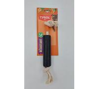 Tyrol - Giocattolo interattivo Cronos per cani - Corda con serbatoio per dolcetti - Vegetale e naturale - 15 cm - Ultra resistente - Fabbricazione europea