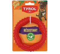 Tyrol - Giocattolo per cani Barrett Anello - Giocattolo per cani resistente e colorato - per masticazione forte - Aiuta contro la noia e lo stress - A base di gomma naturale - Disponibile in 3 formati