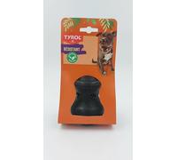 Tyrol - Giocattolo per cani - Gamma Cronos - Giocattolo per cani di occupazione - Pepper - con un serbatoio per dolcetti per cani - Vegetale e naturale - L - 10 cm - Giocattolo resistente - Produzione