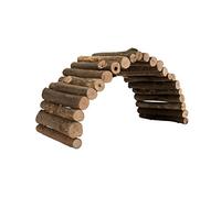 TYROL Grandi Rondine di Legno Gioco in Legno per roditore/Coniglio, modulabile in aerazione di Gioco/comestibile, 65 cm