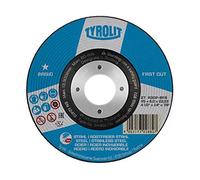 Tyrolit 82005 Disco Sgrossatura Acciaio Inox Basic Fascut, 115 x 6 x 22,2