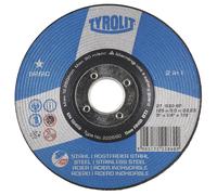 TYROLIT Disco abrasivo 2in1 Basic* per acciaio/acciaio inossidabile