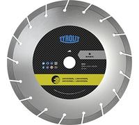 Tyrolit Disco da taglio diamantato 230 x 2,6/9 mm DCU Basic I disco da taglio per materiali da costruzione, cemento, mattoni, pietra naturale, cemento leggermente armato, lunga durata e stabilità
