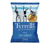 Tyrrells Lightly Sea Salted, 12 confezioni da 150 g