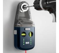 Tyrry Livella Laser 4 in 1 con Livella a Bolla, Raccogli Polvere per Trapano, Supporto da Parete e Ventosa Elettronica a Vuoto, Strumento per Appendere Quadri, Dipingere e Ristrutturazioni Domestiche