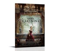 TYRWRHURWEY Anna Karenina - Poster artistico da parete su tela, estetico, vintage, decorativo, per soggiorno e camera da letto, 20 x 30 cm, con cornice