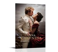 TYRWRHURWEY Poster artistico da parete con Anna Karenina, stampa artistica su tela, estetica vintage, decorazione per soggiorno e camera da letto, 30 x 45 cm, con cornice