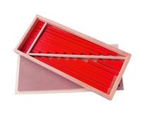 tysdyzgs Bastoncini numerici Montessori, Insegnamento della Matematica AIDS Riconoscimento dei Colori Giocattoli per Bambini Blocchi di Costruzione del Gioco,Long Sticks