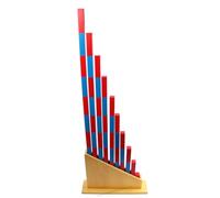 tysdyzgs Bastoncino numerico Montessori, Un Aiuto didattico per l'insegnamento della Matematica per Bambini con Una Base per l'interazione Genitore-Figlio,Counting Sticks