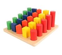 tysdyzgs Bastone Geometrico Montessori, Aiuto didattico per la cognizione sensoriale Regalo del Gioco di educazione precoce dei Bambini