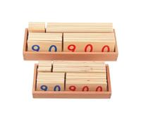 tysdyzgs Carte Montessori 1-3000, Regali per Il riconoscimento dei Colori per l'educazione precoce dei Bambini e Giocattoli di intelligenza,Wood