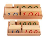 tysdyzgs Carte Montessori 1-3000, Regali per Il riconoscimento dei Colori per l'educazione precoce dei Bambini e Giocattoli di intelligenza,More
