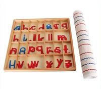 tysdyzgs Cassetta delle Lettere di attività Montessori, Giocattoli e Giochi educativi per l'AIDS per l'insegnamento della Lingua e del Carattere