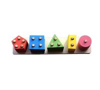 tysdyzgs Colonna Circolare Montessori, coordinazione Occhio-Mano abilità motorie Regalo per l'educazione precoce,Nested Column