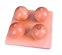 tysdyzgs Colonna Circolare Montessori, Un Regalo per Il riconoscimento della Forma dei Neonati e dei Bambini Piccoli Insegnare l'AIDS e i Giochi,Circle