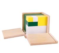tysdyzgs Insegnamento della Doppia moltiplicazione Montessori AIDS, insegnamento della Matematica in Legno AIDS per l'educazione della Prima Infanzia