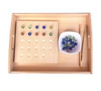 tysdyzgs Marmi Montessori, Un precedente Gioco di Puzzle educativo per asili Nido Realizzato con Materiali ecologici in Regalo,Wood