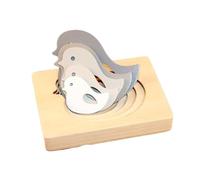 tysdyzgs Montessori Bird Jigsaw Puzzle, Un sussidio didattico per Bambini Che percepisce i cambiamenti di Colore e Forma,Birds