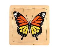 tysdyzgs Montessori Butterfly Growth Puzzle, Un Giocattolo educativo per la coordinazione Occhio-Mano per l'allenamento motorio fine dei Bambini