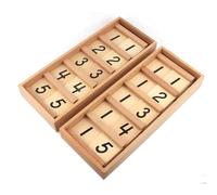 tysdyzgs Montessori Perline, Giocattoli per L'educazione Precoce E L'intelligenza dei Bambini Matematica Insegnamento Aids Regali,Cross Board