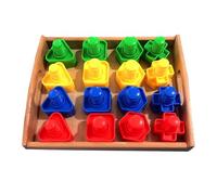 tysdyzgs Montessori Screw And Nut Matching, Gioco di Puzzle di riconoscimento della Forma di coordinazione Occhio-Mano per Bambini