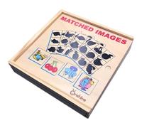 tysdyzgs Montessori Shadow Matching Puzzle, Cognizione Sensoriale Aiuto Didattico Giocattolo di Riconoscimento della Frutta dei Cartoni Animati