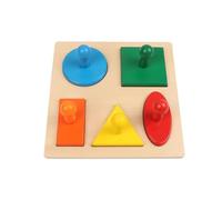 tysdyzgs Pannelli di Forma Geometrica Montessori, riconoscimento della Forma Teaching AIDS per Il riconoscimento dei Colori dei Bambini