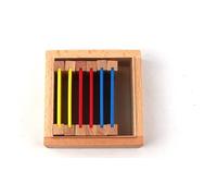tysdyzgs Piccola tavolozza di Colori Montessori, educazione precoce sul riconoscimento dei Colori per i Giocattoli dei Bambini in Legno,Small