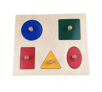 tysdyzgs Puzzle di Forme Geometriche Montessori, Giocattoli educativi per la Prima Infanzia per la coordinazione Occhio-Mano dei Bambini
