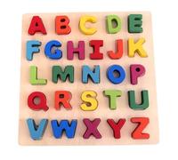 tysdyzgs Puzzle Montessori con Lettera minuscola, coordinazione Occhio-Mano Giocattoli per Bambini per l'educazione precoce,Uppercase