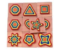 tysdyzgs Puzzle Montessori in Legno, riconoscimento dei Colori Insegnamento AIDS per la cognizione sensoriale dei Bambini