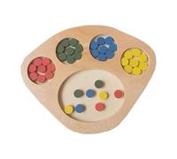 tysdyzgs Scacchiera di classificazione dei Colori Montessori, Aiuto didattico sensoriale Gioco di Puzzle per l'educazione precoce