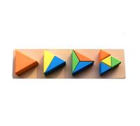 tysdyzgs Set di colonne quadrate Montessori, Giocattoli per Giochi di Puzzle di Corrispondenza di Colori e Forme per Bambini,Circle