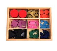 tysdyzgs Simboli grammaticali tridimensionali Montessori, educazione precoce per Lo Sviluppo intellettivo dei Bambini,Foundation