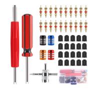 TYSM-CC Auto Riparazione Rimozione Valvola Nucleo Ricambio Smonta Smontavalvole Cacciavite per Valvole Tappo Valvola Chiave Valvola per Auto Bicicletta Moto