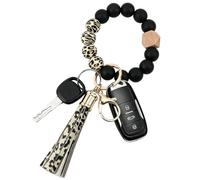 TYSM-CC Portachiavi Donna da Polso in Silicone per Auto Bianco | Ideale per chiavi auto, casa, borsa, polso, ufficio, shopping, viaggio, uso quotidiano e come regalo per donne.