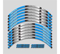 TYSMYXGS Adesivi Cerchioni Adesivo per Cerchioni Moto per H&Onda NC 750S NC 750X NC 750 NC750 Nc750 X/s Tutti Gli Anni Mozzo Ruota Adesivo Riflettente Impermeabile Adesivi Ruote(Colore 1)