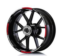 TYSMYXGS Adesivi per Cerchi Moto Decalcomanie Accessori Nastro A Strisce Impermeabile per Ducati Multistrada 1200 1260 Enduro 1200S 1260S Pacchetto Completo di Adesivi per Cerchioni(Colore 2)